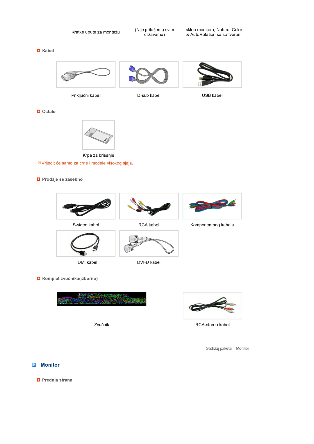 Samsung LS24HUCEBQ/EDC manual Monitor 