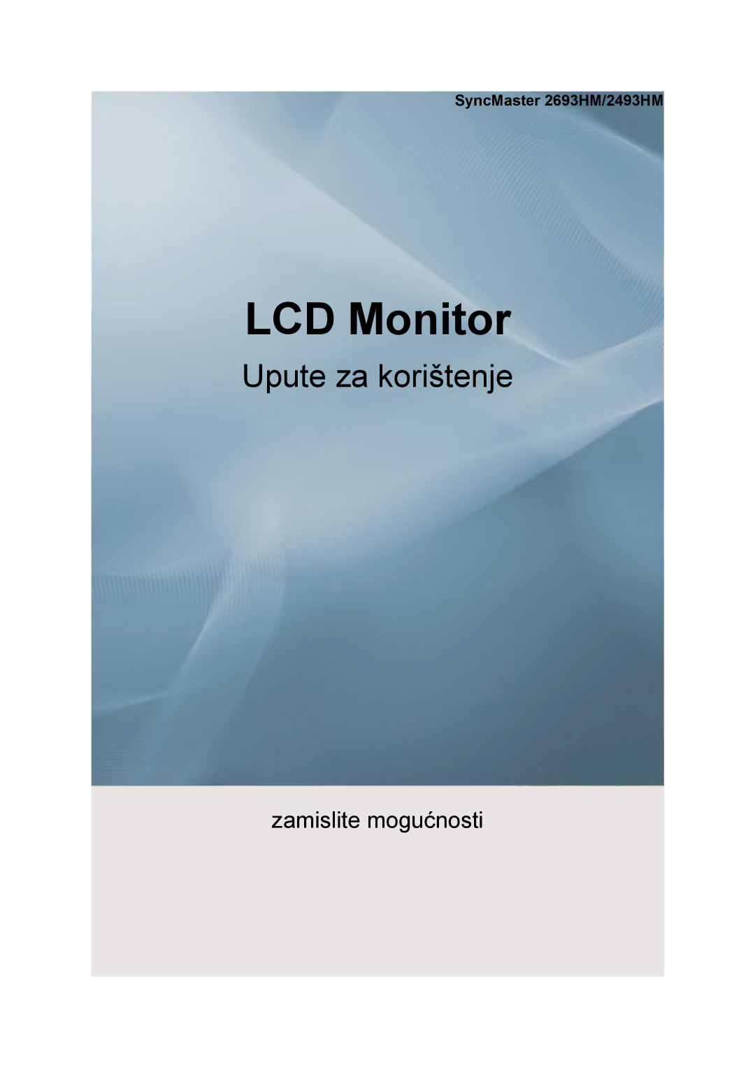 Samsung LS24KIERBQ/EDC, LS24KIEEFV/EDC, LS26KIEEFV/EDC manual LCD Monitor, SyncMaster 2693HM/2493HM 