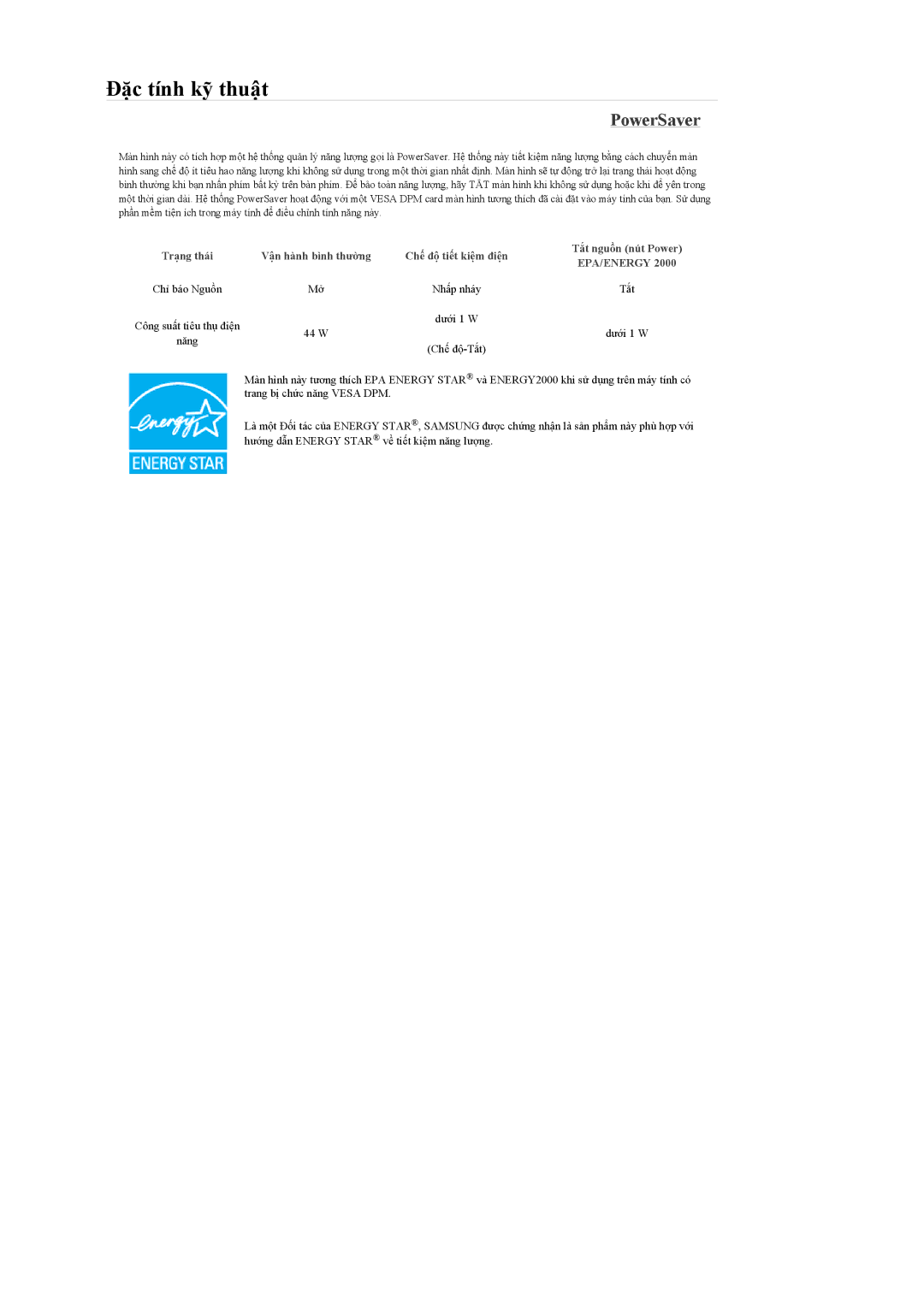 Samsung LS24KILKBQ/CH manual Epa/Energy 