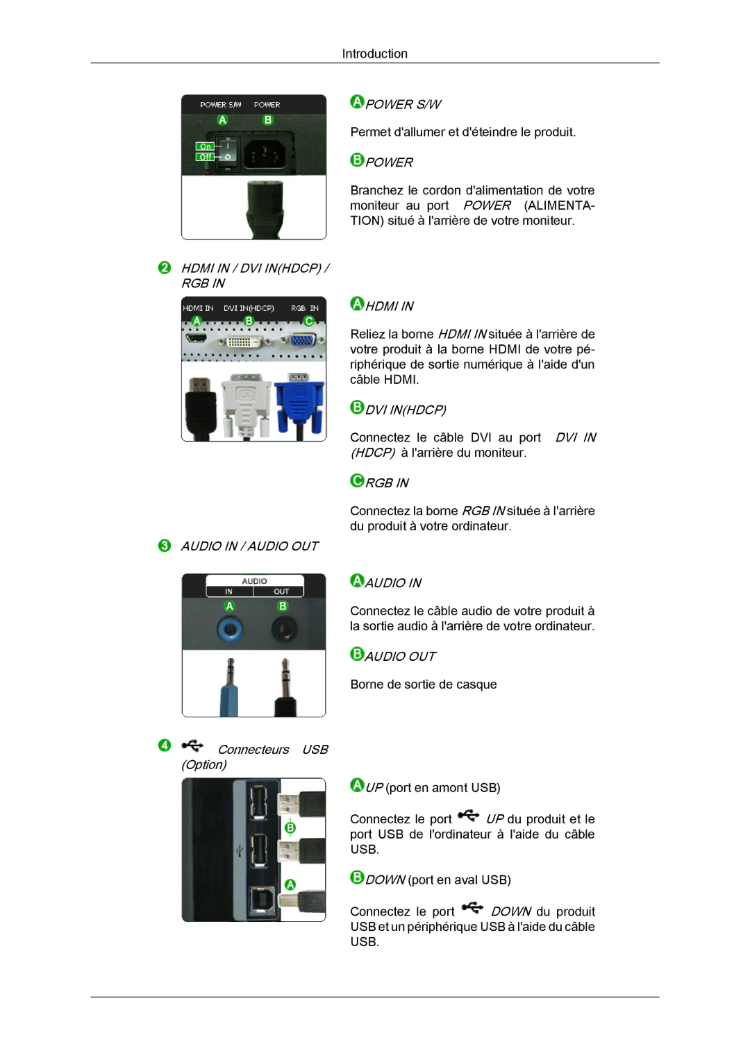 Samsung LS24KIQRBQ/EN, LS24KIQRFV/EDC, LS24KIVKBQ/EDC manual Power S/W 