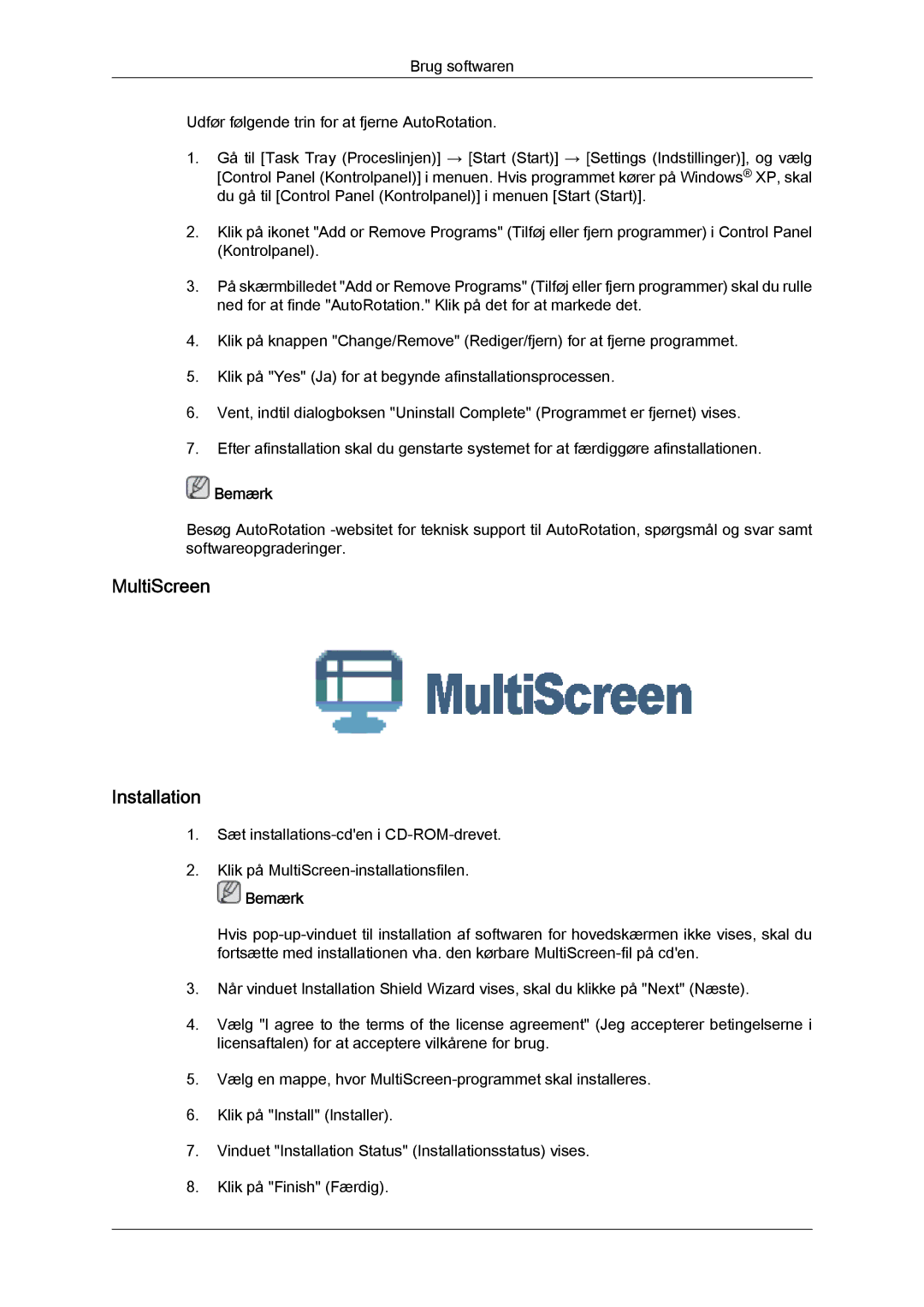 Samsung LS24KIQRFV/EDC, LS24KIQRBQ/EN, LS24KIVKBQ/EDC manual MultiScreen Installation 