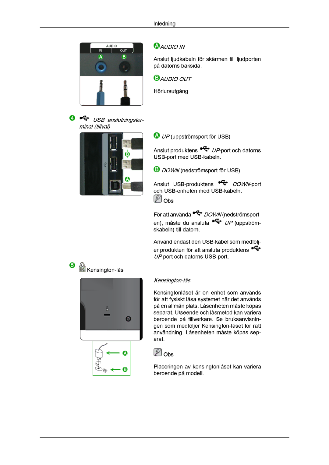 Samsung LS24KIQRFV/EDC, LS24KIQRBQ/EN, LS24KIVKBQ/EDC manual Audio 