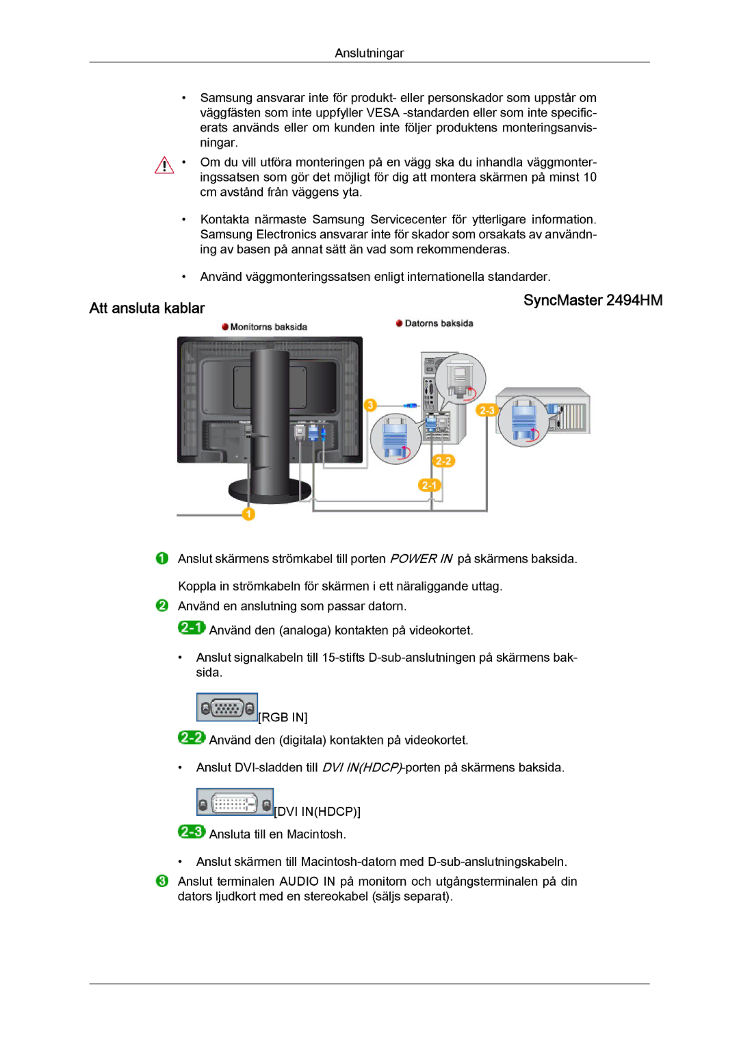 Samsung LS24KIQRBQ/EN, LS24KIQRFV/EDC, LS24KIVKBQ/EDC manual SyncMaster 2494HM 