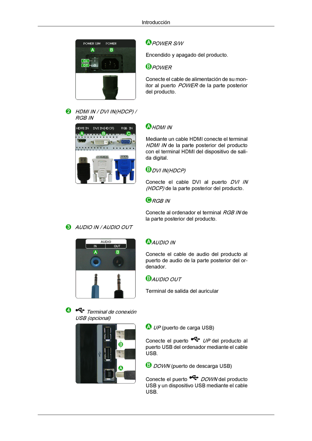 Samsung LS24KIVKBQ/EDC, LS24KIQRFV/EDC manual Power S/W 