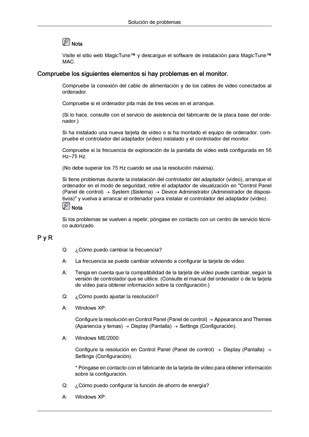 Samsung LS24KIVKBQ/EDC, LS24KIQRFV/EDC manual Nota 