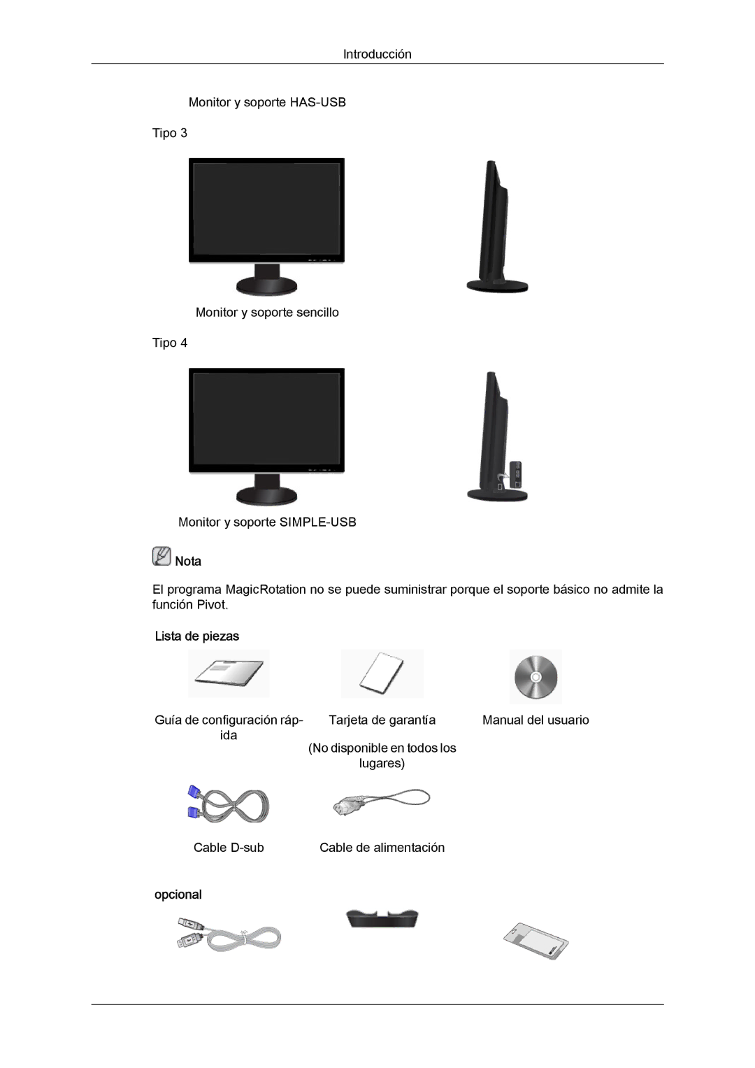 Samsung LS24KIVKBQ/EDC, LS24KIQRFV/EDC manual Lista de piezas 