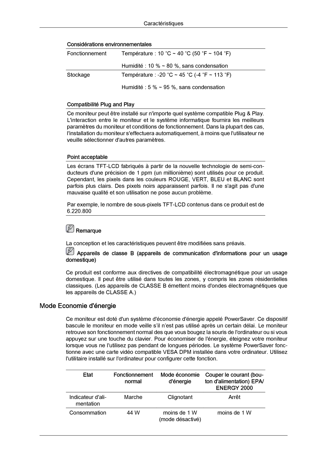 Samsung LS24KIZKFV/EN, LS24KILKBQ/EN manual Energy 