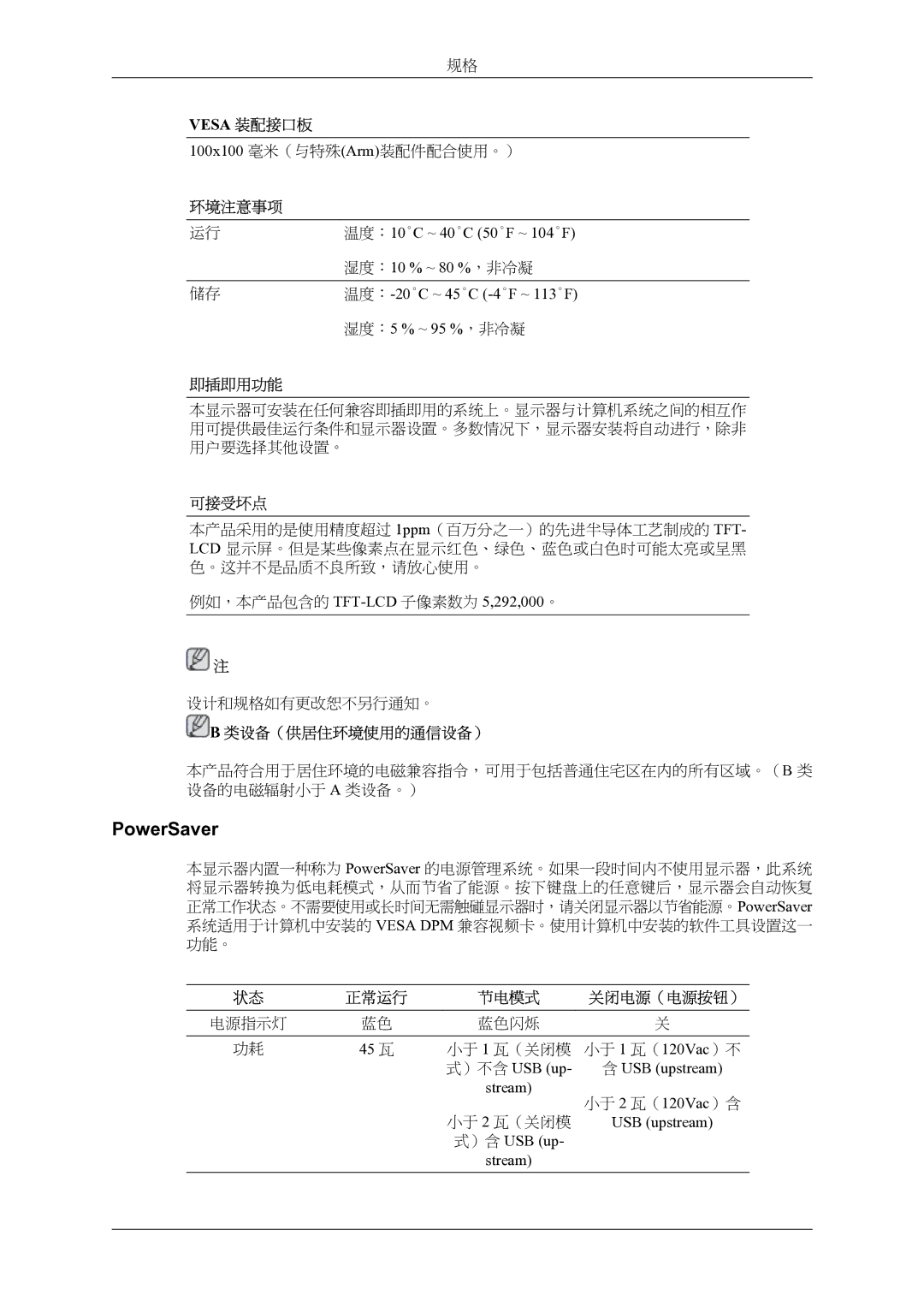 Samsung LS22LIUJFVSEN, LS24LIUJFV/EN, LS22LIUJFV/EN, LS24LIUJFVSEN manual PowerSaver 