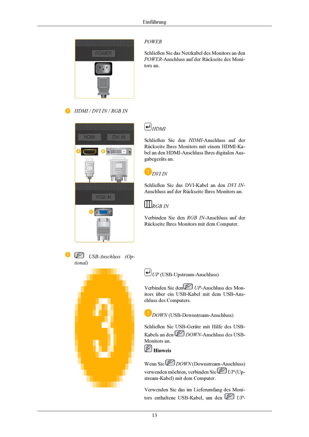 Samsung LS24LIUJFV/EN, LS22LIUJFV/EN manual Dvi 