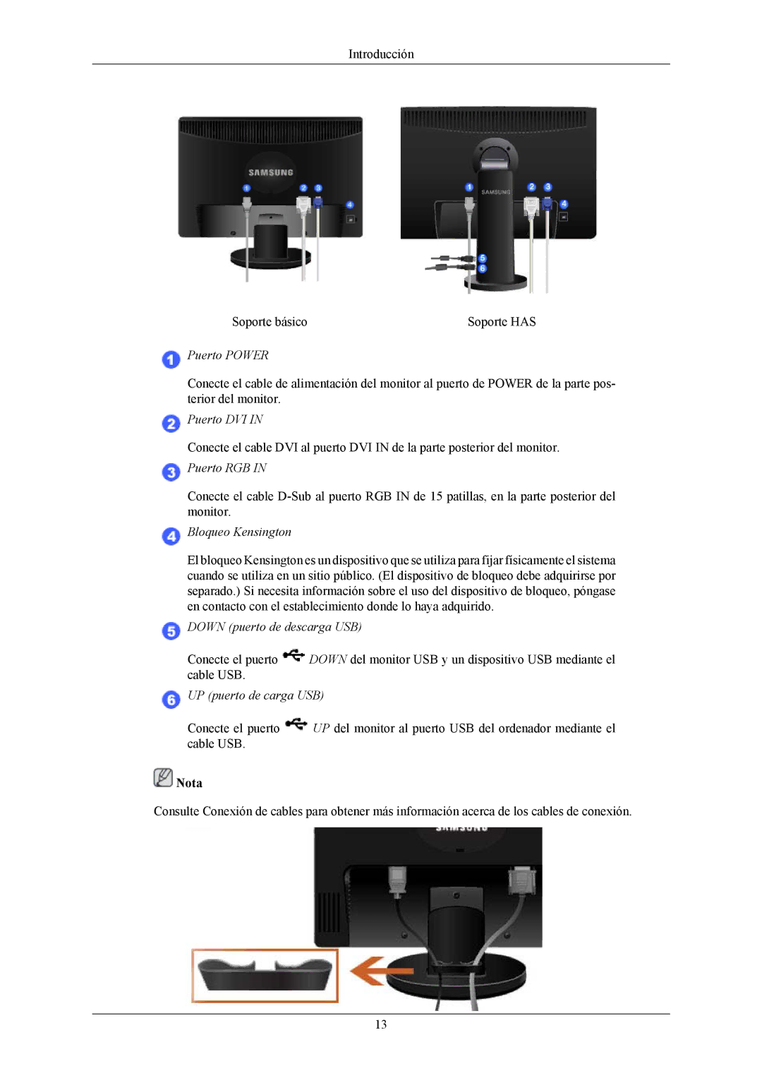 Samsung LS24MYKABCA/EN, LS24MYKABC/EDC manual Puerto DVI 