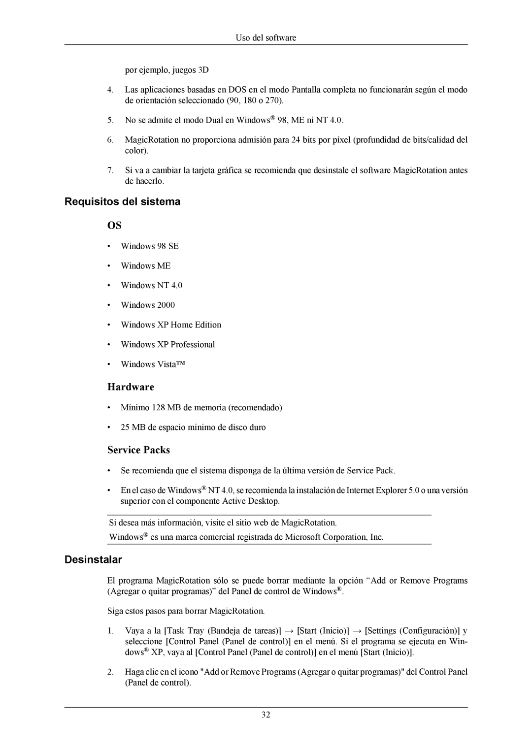 Samsung LS24MYKABC/EDC, LS24MYKABCA/EN manual Service Packs 