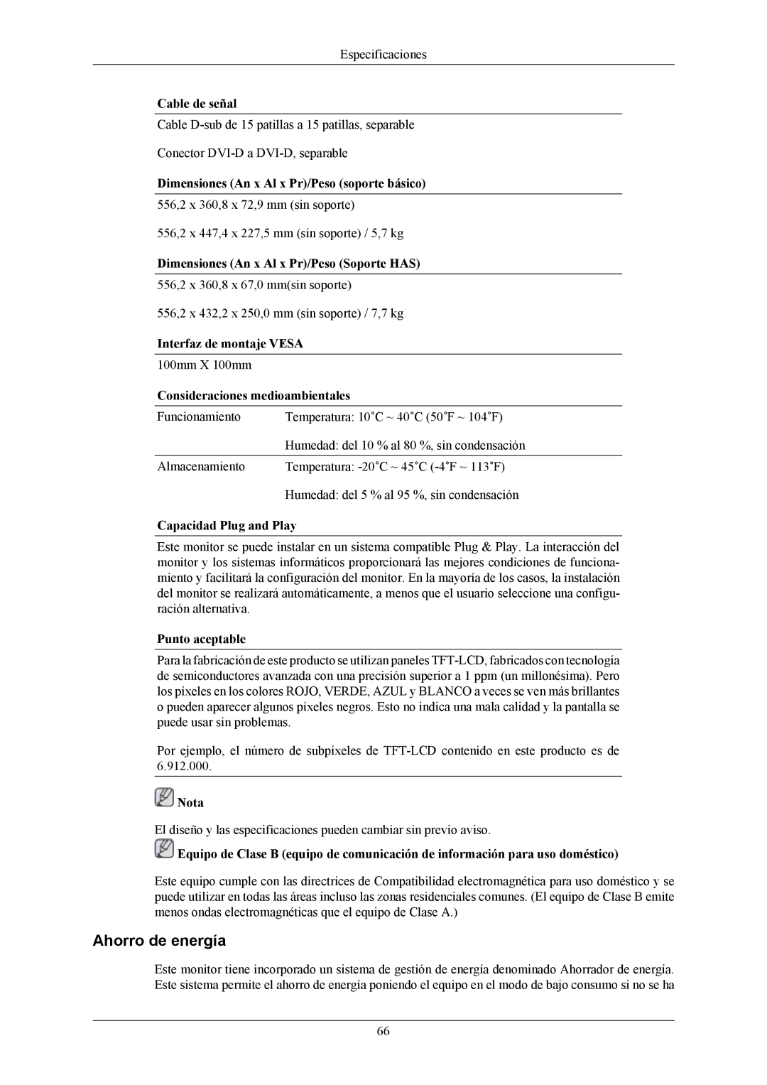 Samsung LS24MYKABC/EDC, LS24MYKABCA/EN manual 100mm X 100mm 