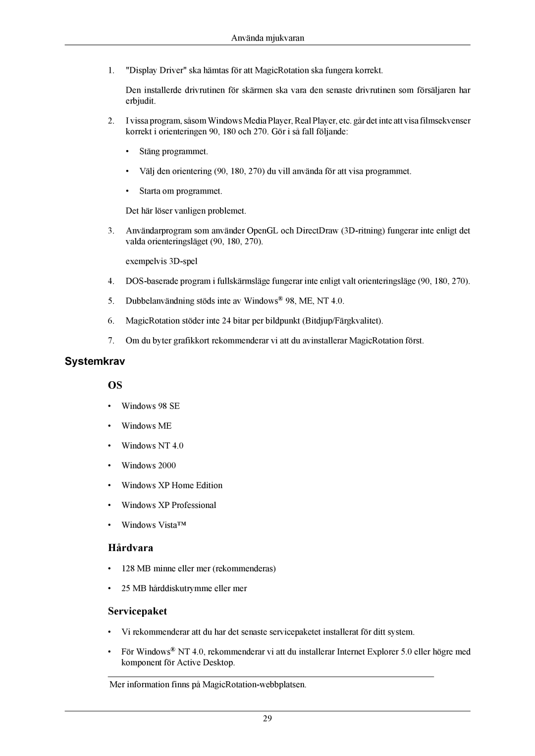 Samsung LS24MYKABCA/EN, LS24MYKABC/EDC manual Servicepaket 