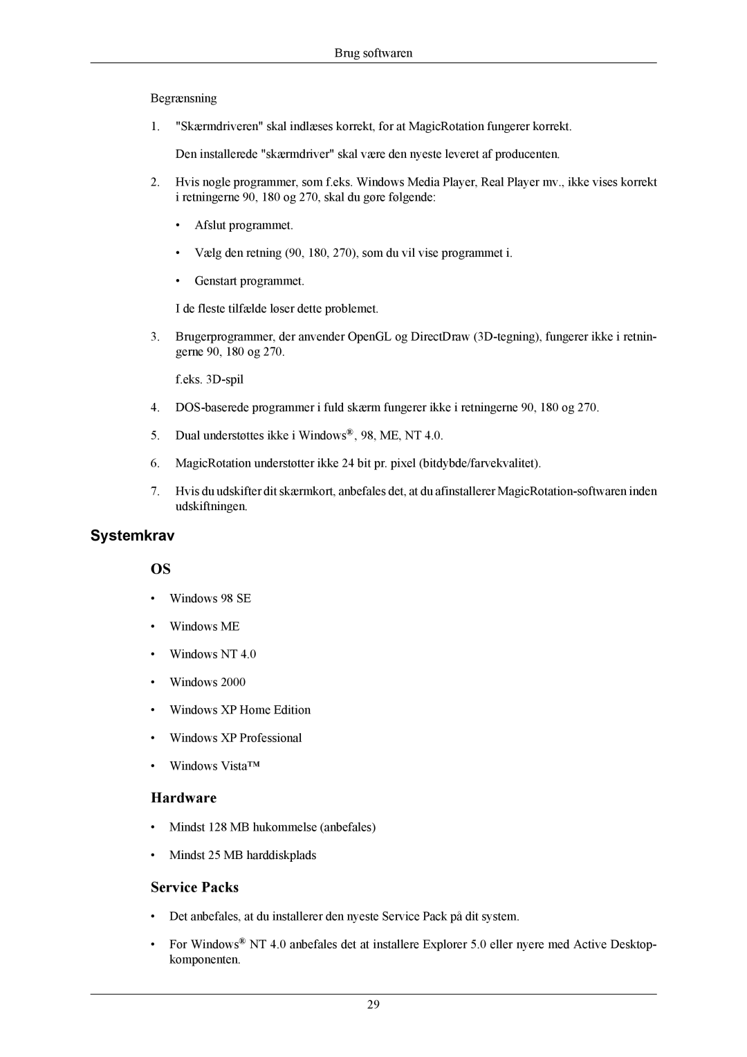 Samsung LS24MYKABCA/EN, LS24MYKABC/EDC manual Service Packs 