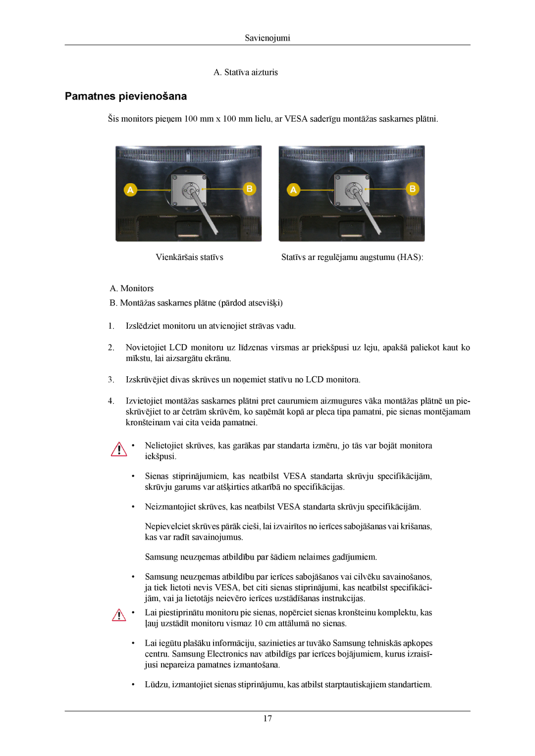 Samsung LS24MYKABCA/EN, LS24MYKABC/EDC manual Pamatnes pievienošana 