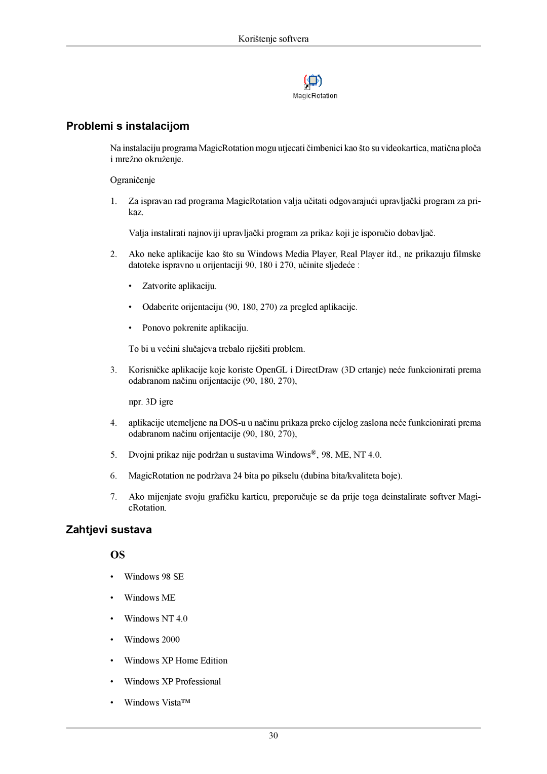 Samsung LS24MYKABC/EDC, LS24MYKABCA/EN manual Korištenje softvera 