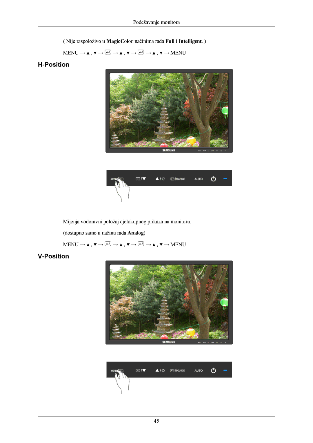 Samsung LS24MYKABCA/EN, LS24MYKABC/EDC manual Position 