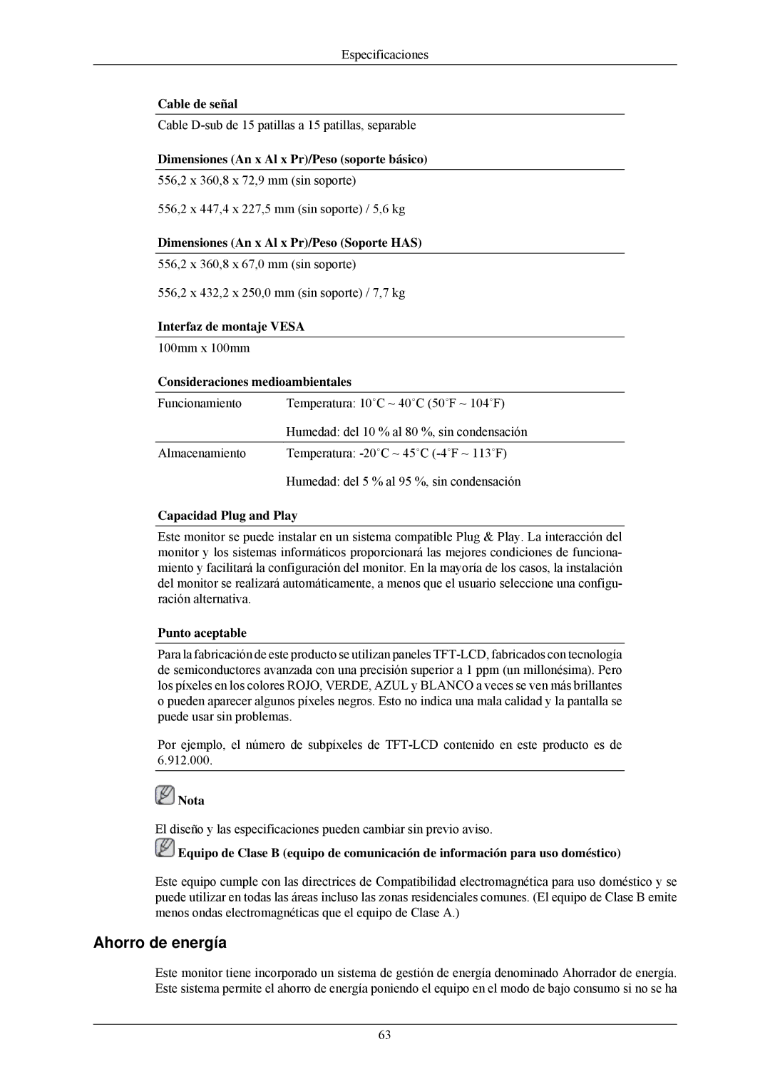 Samsung LS24MYNKBBA/EN, LS24MYNKBB/EDC manual 100mm x 100mm 