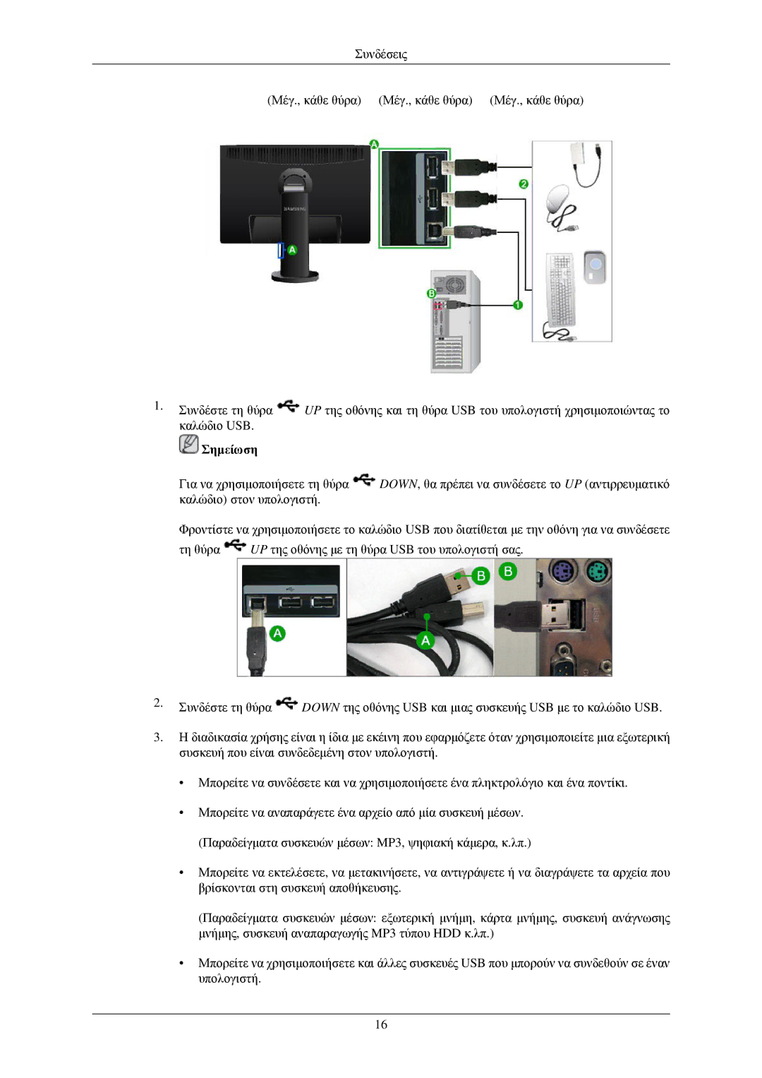 Samsung LS24MYNKBB/EDC, LS24MYNKBBA/EN manual Σημείωση 