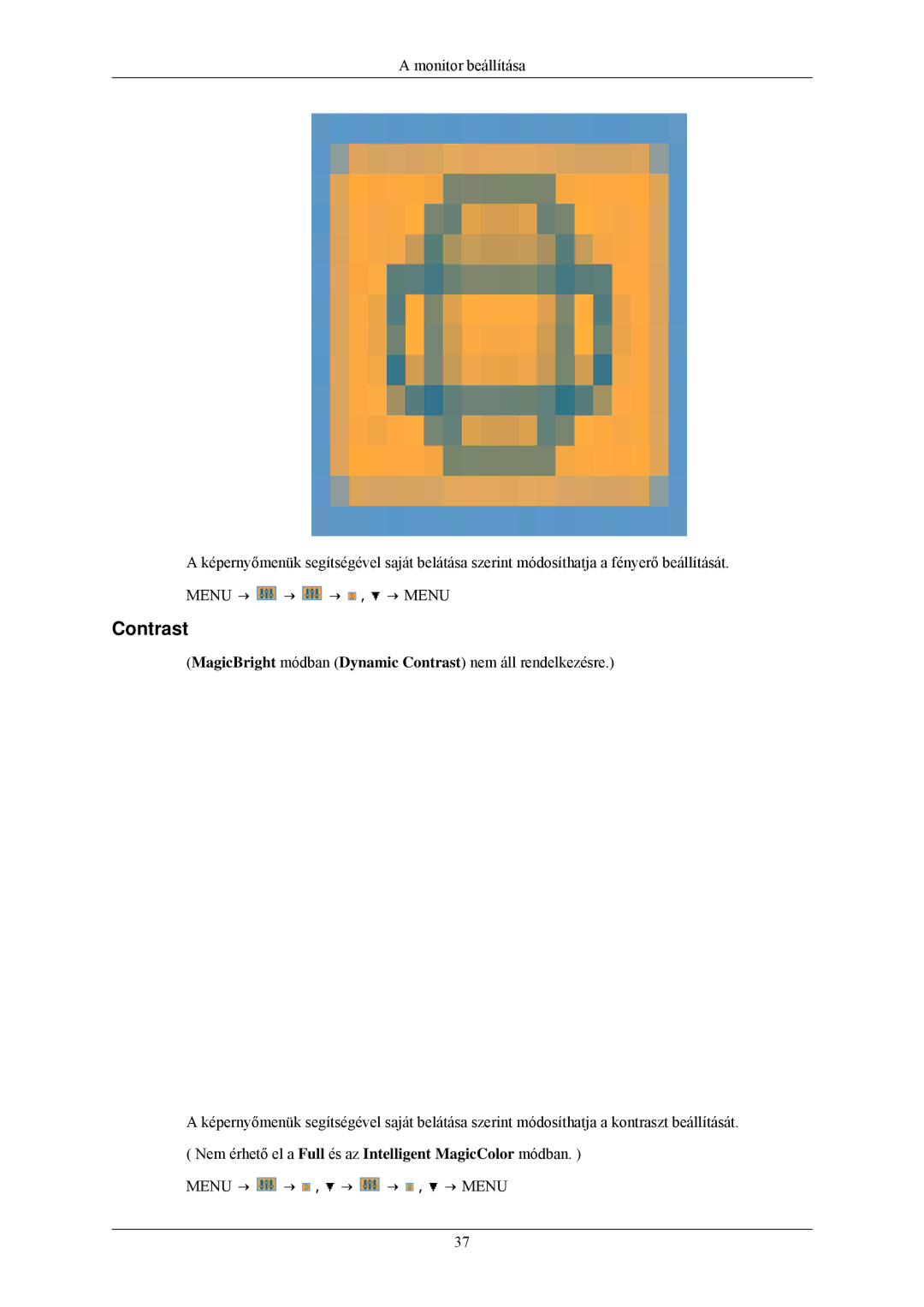 Samsung LS24MYNKBBA/EN, LS24MYNKBB/EDC manual Contrast 