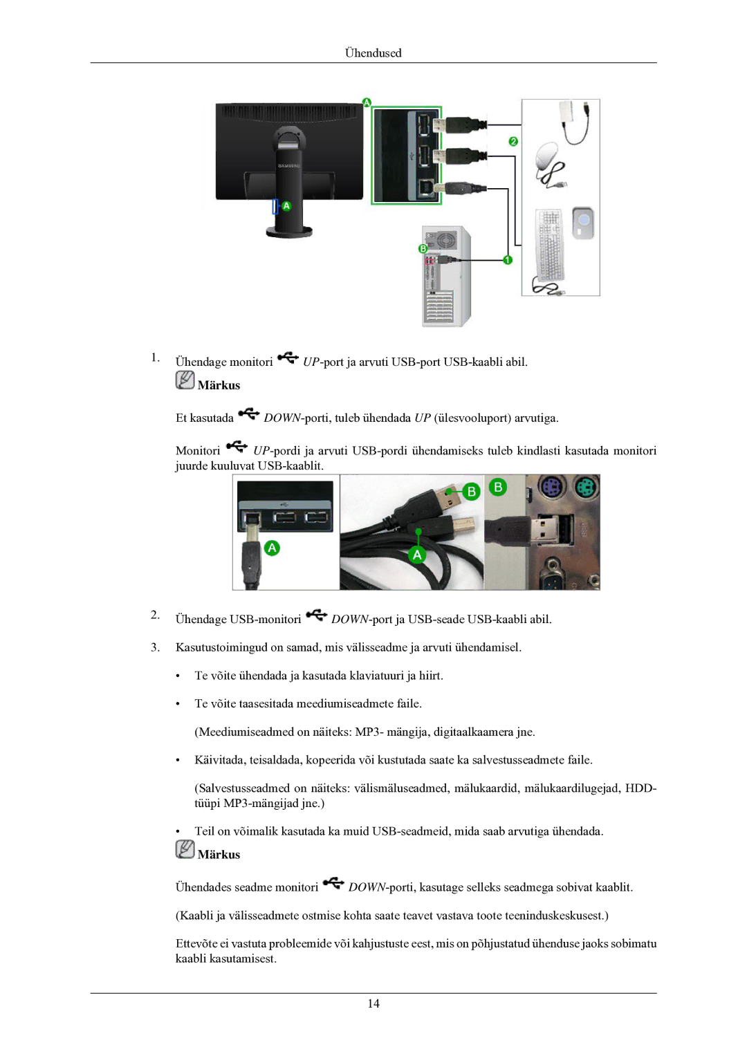 Samsung LS24MYNKBB/EDC manual Märkus 