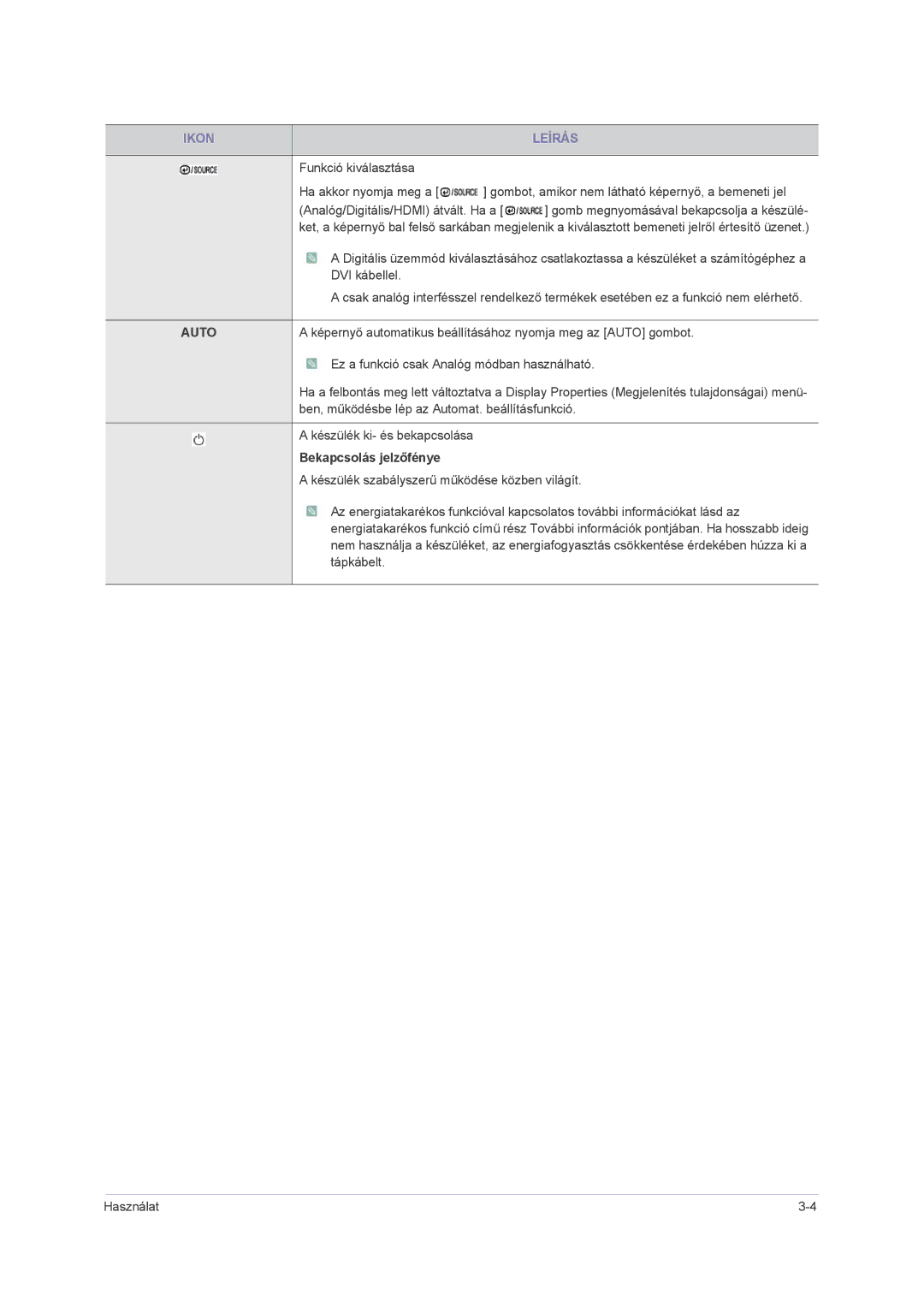 Samsung LS22PUHKF/EN, LS24PUHKFV/EN, LS22PUHKFV/ZW, LS23PUHKF/EN, LS22PUHKFY/EN, LS24PUHKF/EN, LS23PUHKFV/ZA manual Auto 