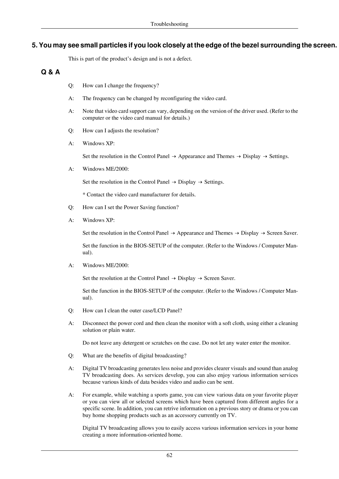 Samsung LS24TDDSUY/EN manual Troubleshooting 