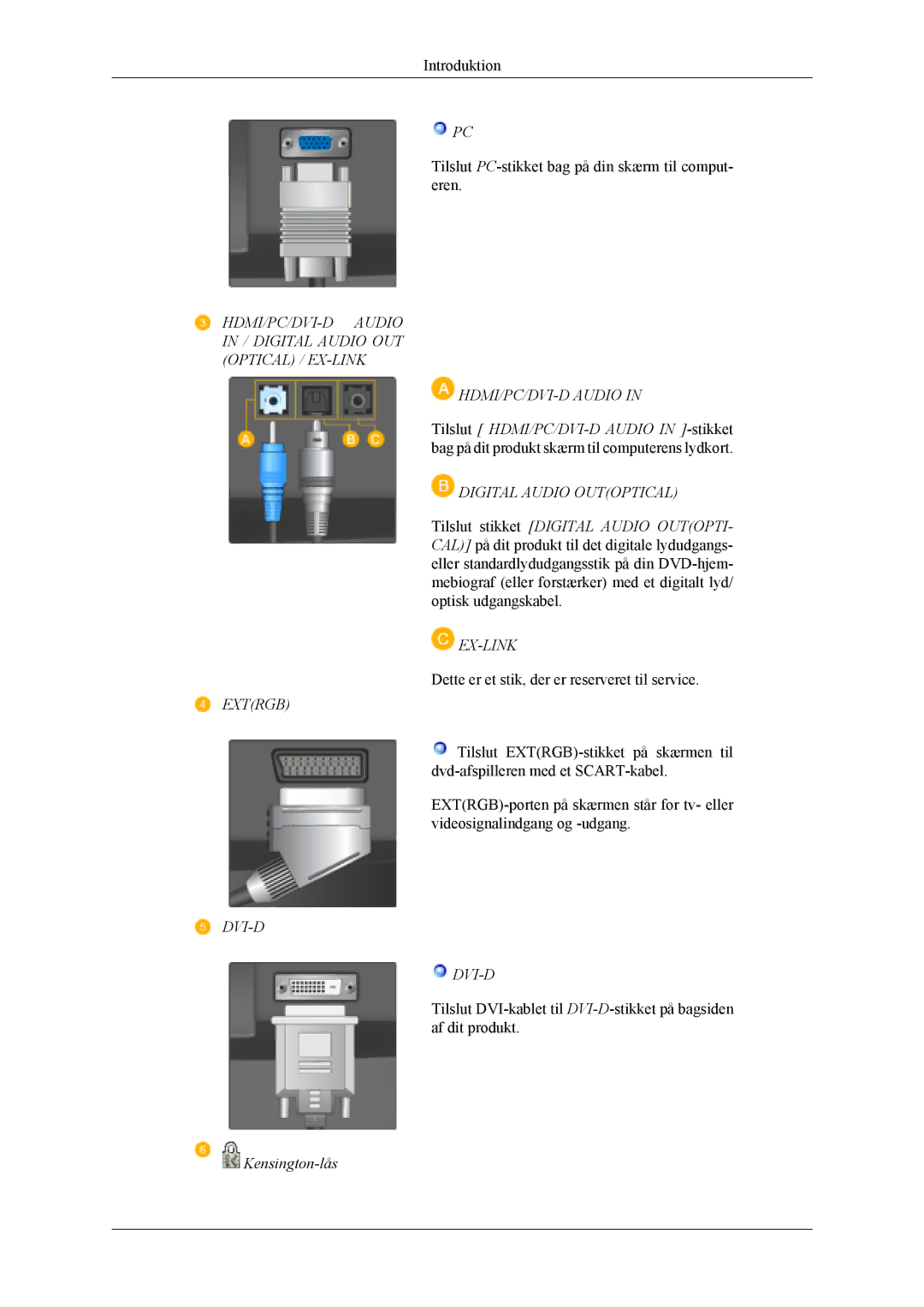 Samsung LS26TDDSUV/EN, LS24TDVSUV/EN, LS24TDDSUV/EN, LS26TDVSUV/EN, LS24TDVSUV/XE, LS26TDVSUV/XE manual HDMI/PC/DVI-D Audio 