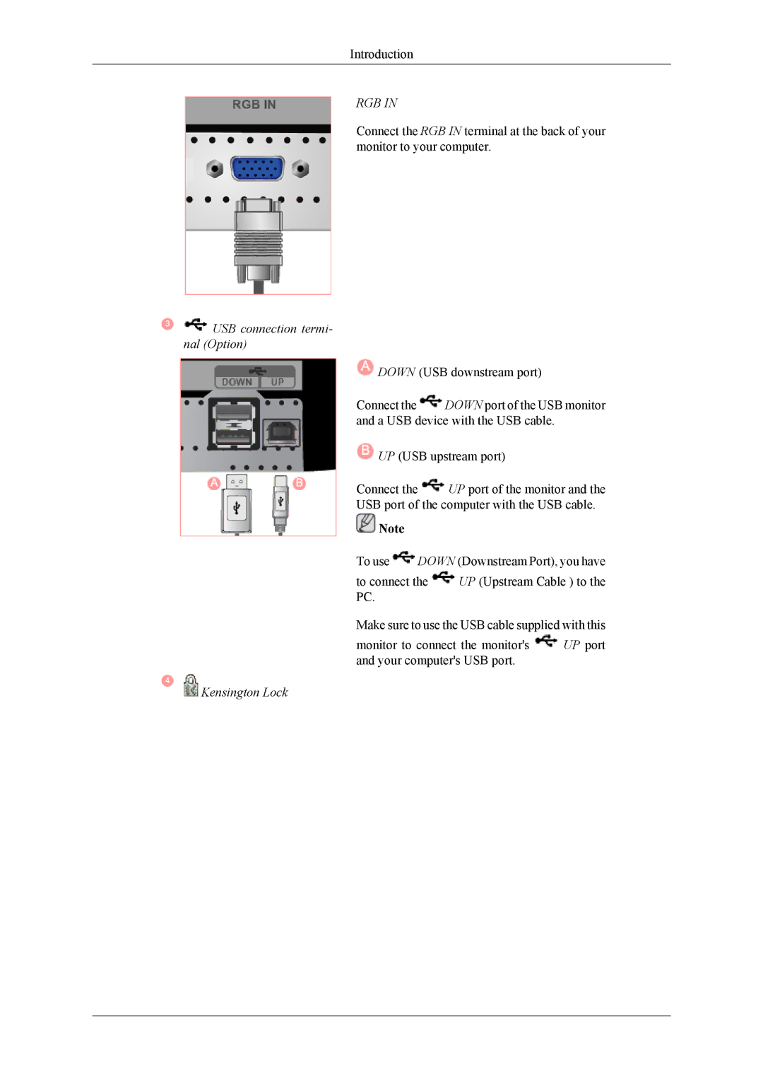 Samsung LS26TWASU/CI, LS24TWQSUV/EN, LS24TWHSUV/EN, LS24TWHSU2/CI, LS26TWESU/CI, LS24TWESU/CI, LS24TWASU/CI Kensington Lock 