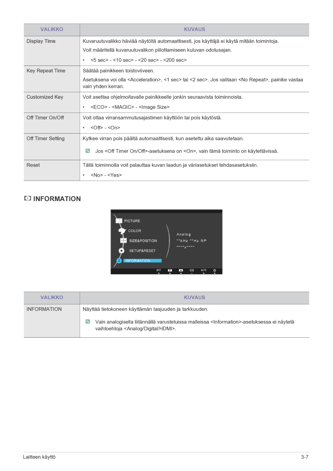 Samsung LS27A550HS/EN manual Information 