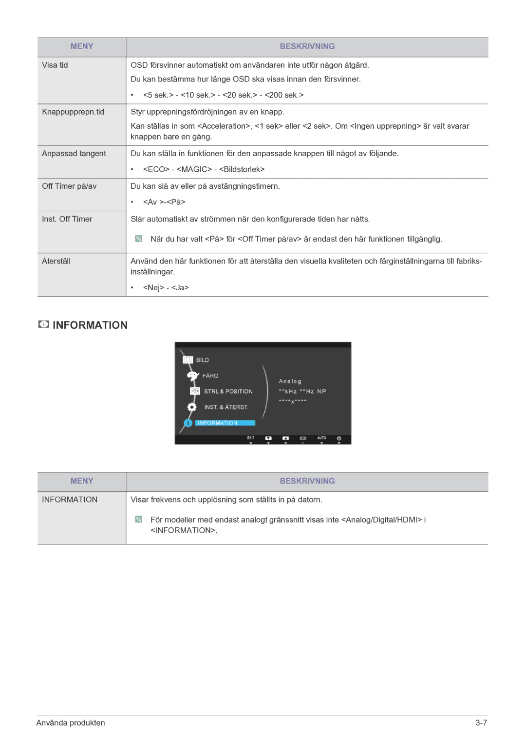 Samsung LS27A550HS/EN manual Information 