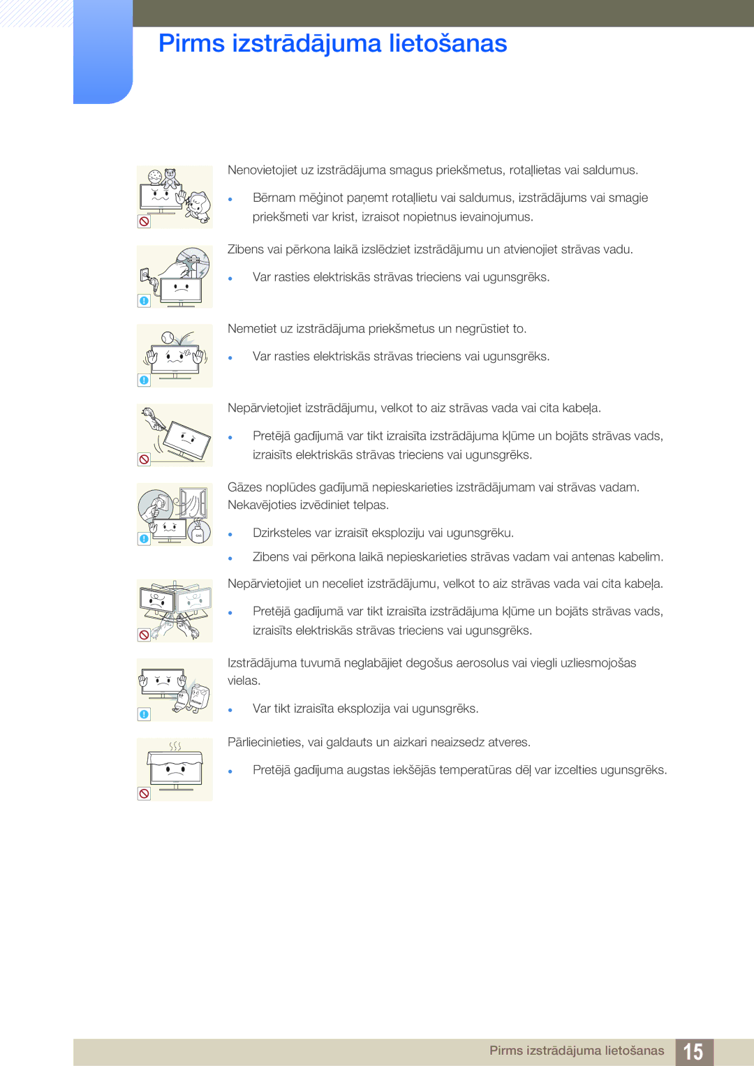 Samsung LS27A850DS/EN, LS27A850DSR/EN manual Gas 