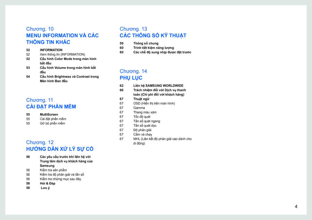 Samsung LS27B970DS/XV, LS27B970DS/XY manual CÀI ĐẶ̣T Phần MỀM 