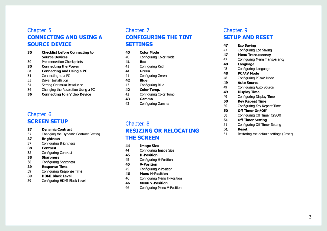 Samsung LS27B970DS/XV, LS27B971DS/EN, LS27B970DS/EN, LS27B970DS/NG, LS27B970DS/XY manual Connecting and Using a Source Device 