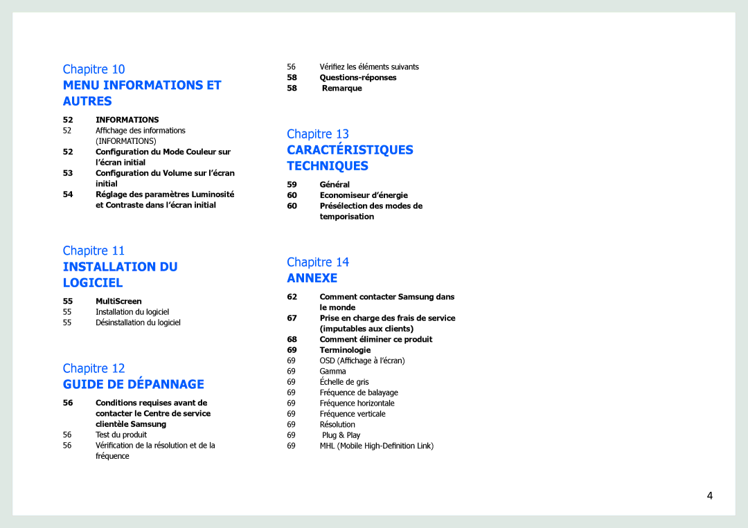 Samsung LS27B971DS/EN, LS27B970DS/EN manual Installation DU Logiciel 