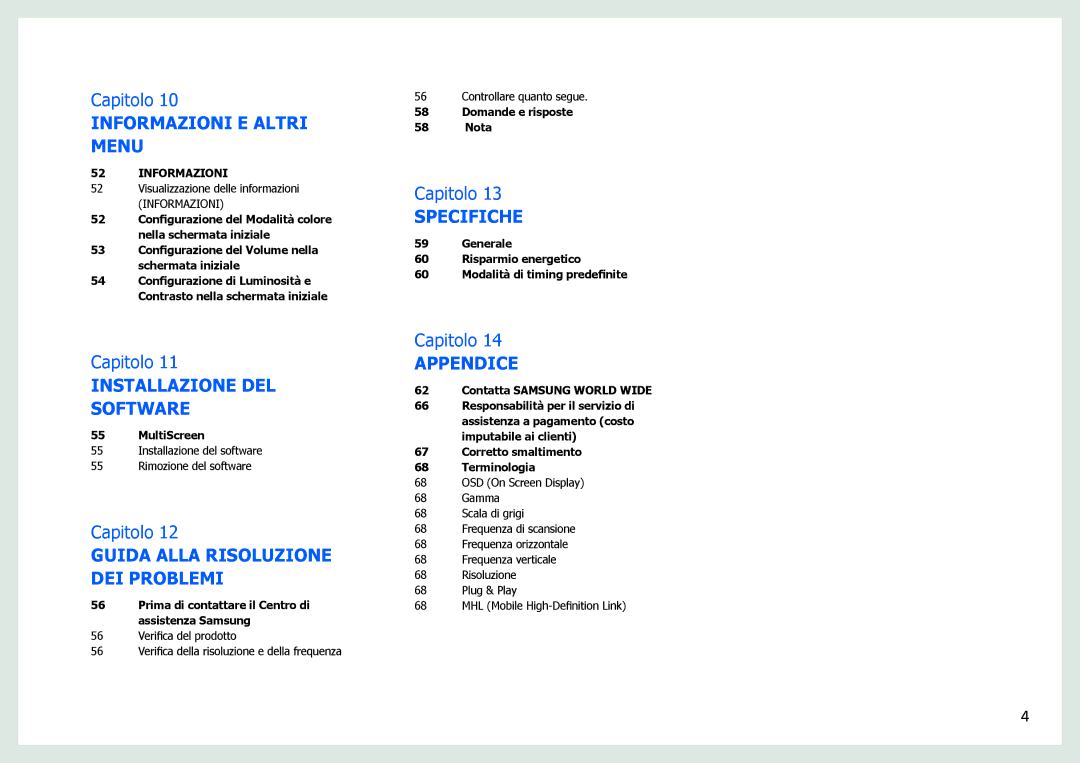 Samsung LS27B971DS/EN, LS27B970DS/EN manual Specifiche 