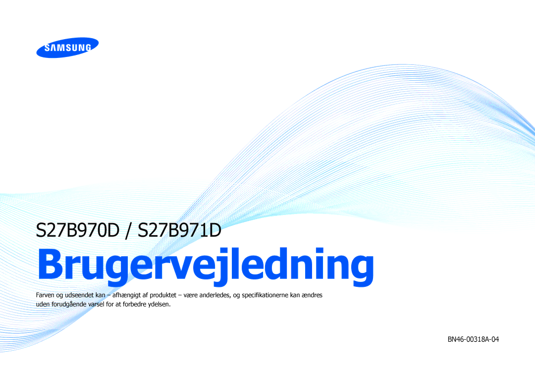 Samsung LS27B970DS/EN, LS27B971DS/EN manual Brugervejledning 