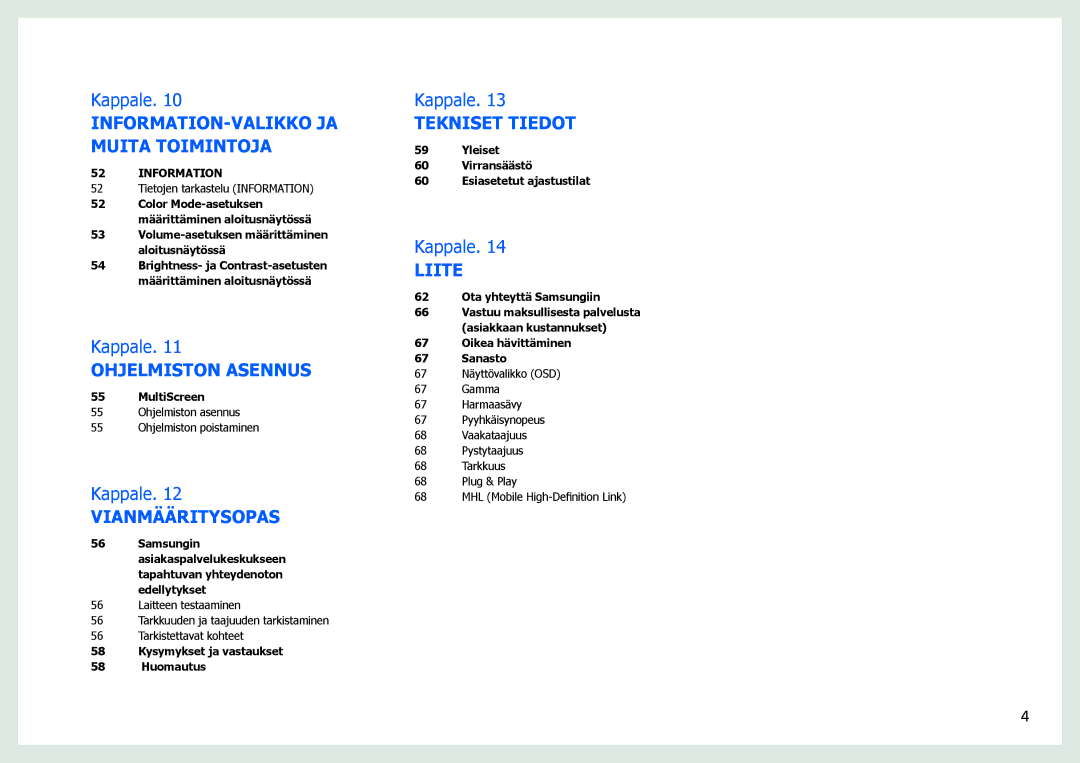 Samsung LS27B971DS/EN, LS27B970DS/EN manual Ohjelmiston Asennus 