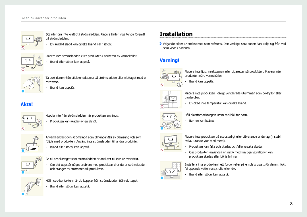 Samsung LS27B971DS/EN, LS27B970DS/EN manual Installation 