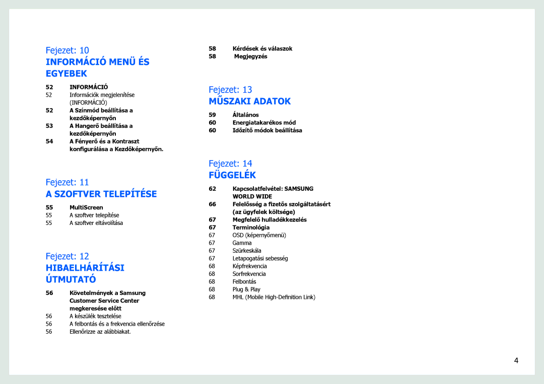 Samsung LS27B971DS/EN, LS27B970DS/EN manual Szoftver Telepítése 