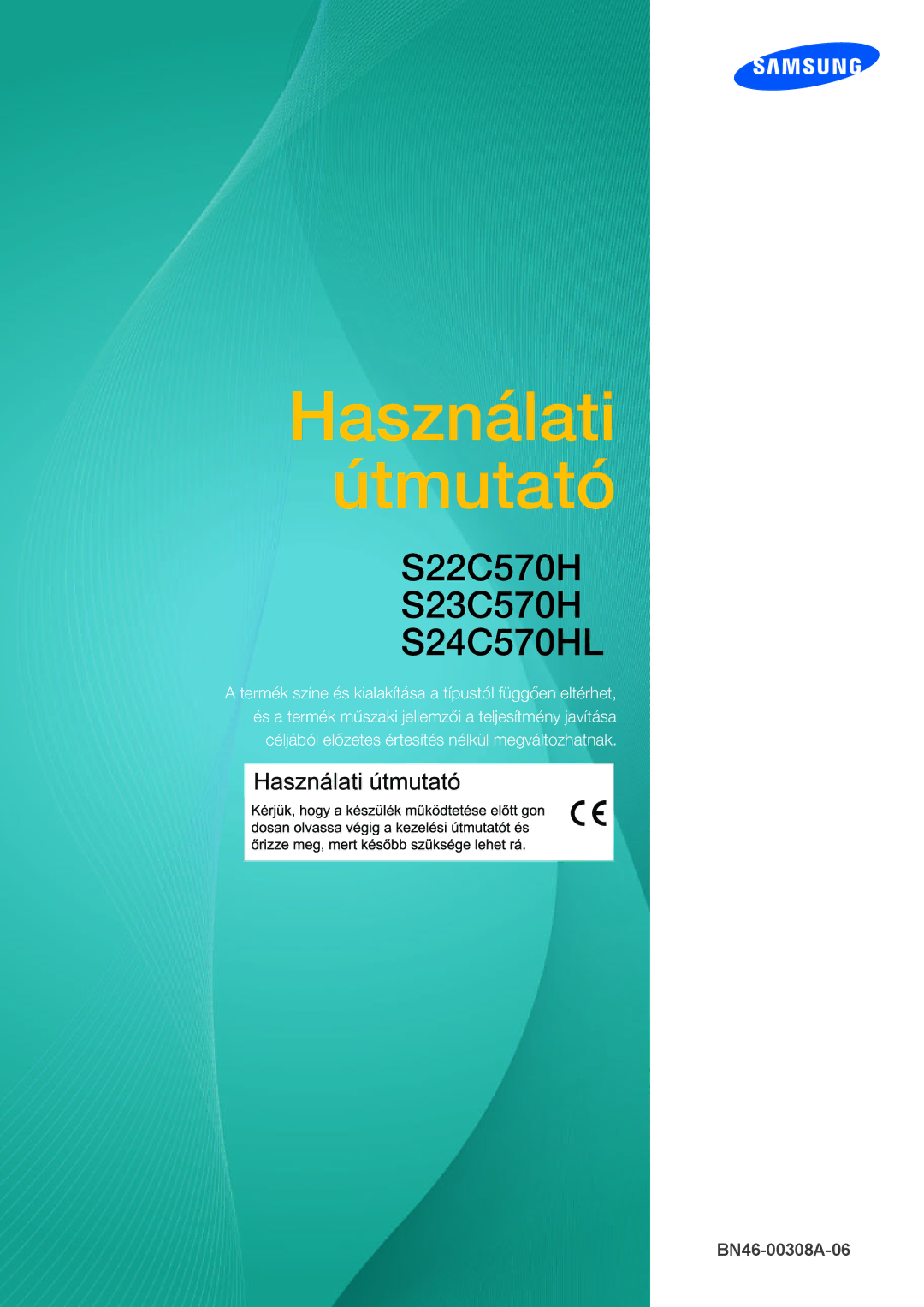 Samsung LS24C750PS/EN, LS27C570HS/EN, LS22C570HS/EN, LS27C750PS/EN, LS24C570HL/EN, LS23C570HS/EN manual Használati Útmutató 