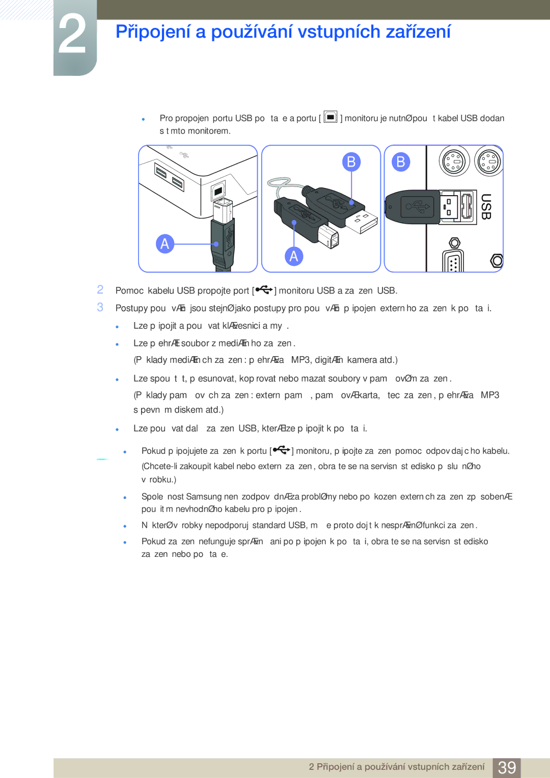 Samsung LS24C65UDW/EN, LS27C65UXS/EN, LS24C65KMWG/EN, LS24C65UXWF/EN, LS24C65KBWV/EN manual Usb 