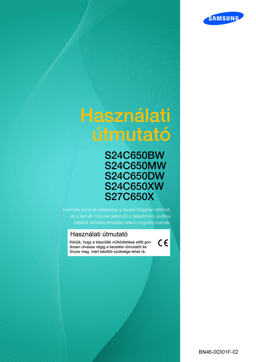 Samsung LS24C65KMWG/EN, LS27C65UXS/EN, LS24C65UXWF/EN, LS24C65KBWV/EN, LS24C65UDW/EN manual Használati Útmutató 