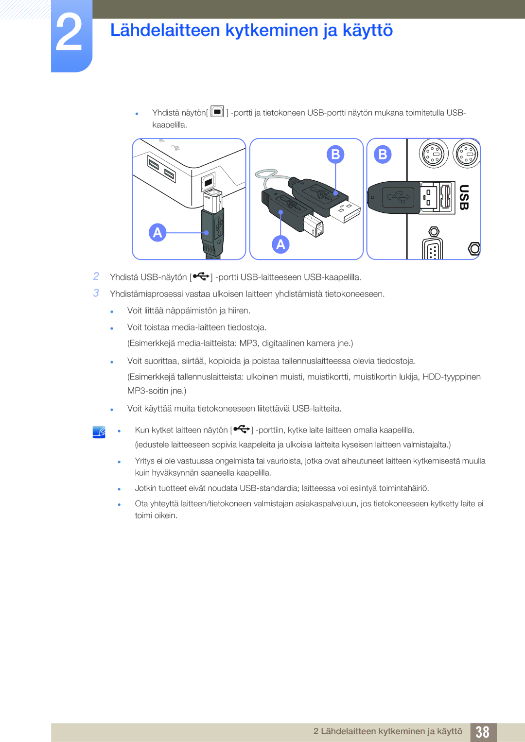 Samsung LS24C65KBWV/EN, LS27C65UXS/EN, LS24C65XMWG/EN, LS24C65UXWF/EN, LS24C65UDW/EN manual Usb 