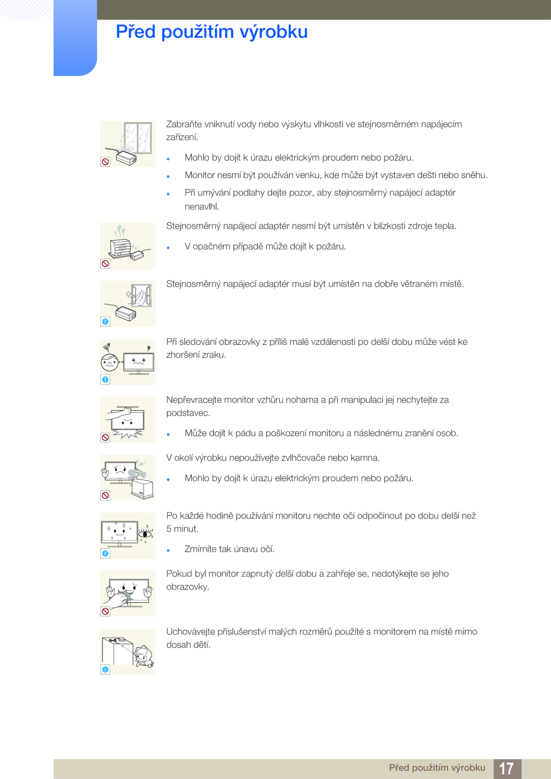 Samsung LS24D391HL/EN, LS27D391HS/EN manual Před použitím výrobku 