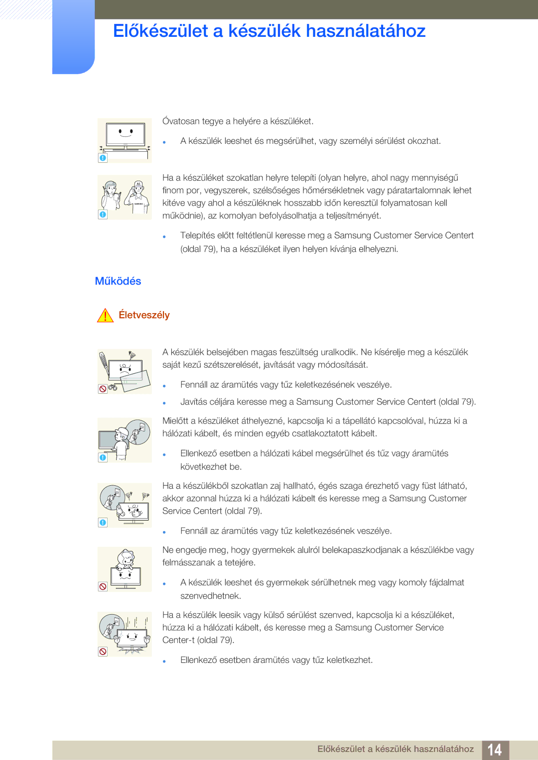 Samsung LS27D391HS/EN, LS24D391HL/EN manual Működés 