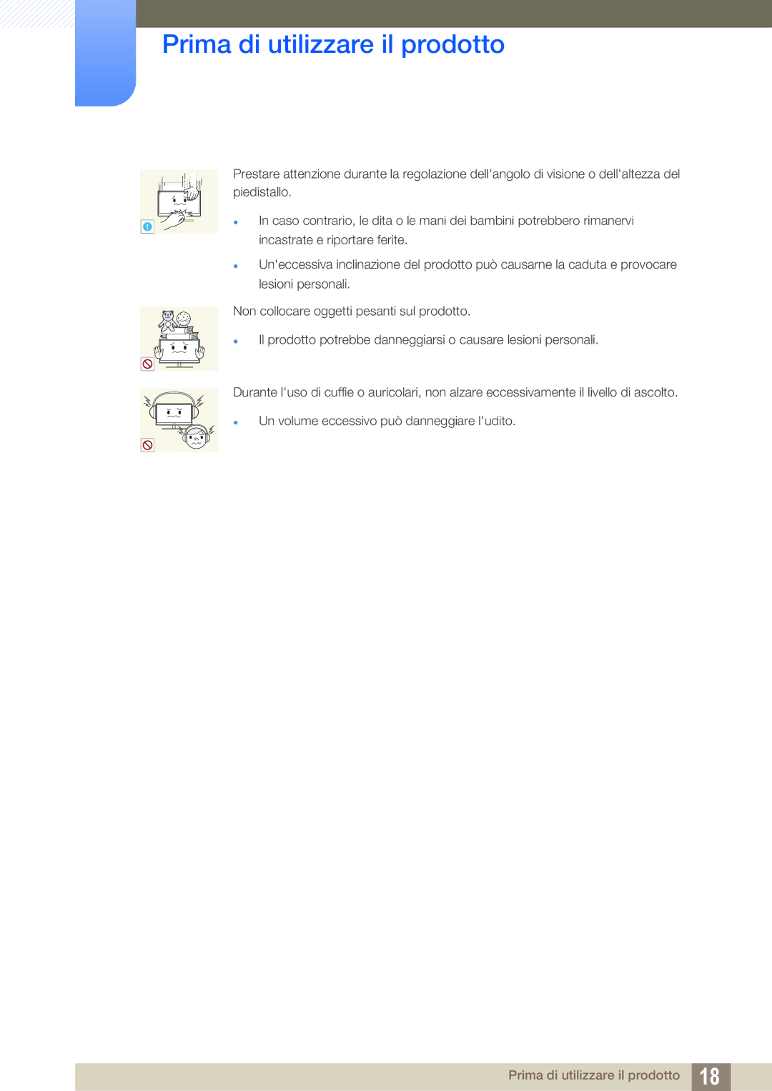 Samsung LS27D590CS/EN manual Prima di utilizzare il prodotto 