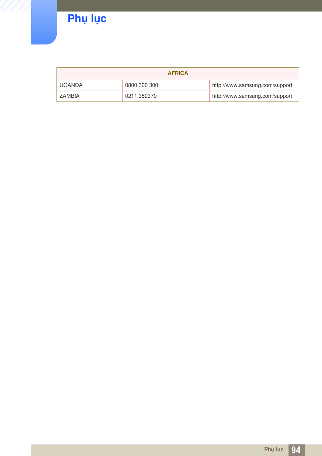 Samsung LS27D590CS/XV manual Uganda 