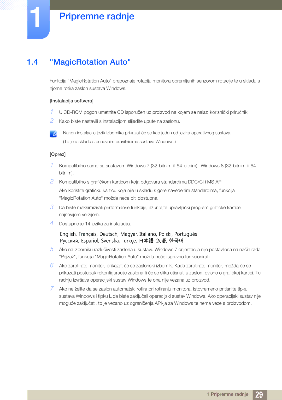 Samsung LS32D85KTSN/EN, LS27D85KTSN/EN manual MagicRotation Auto 