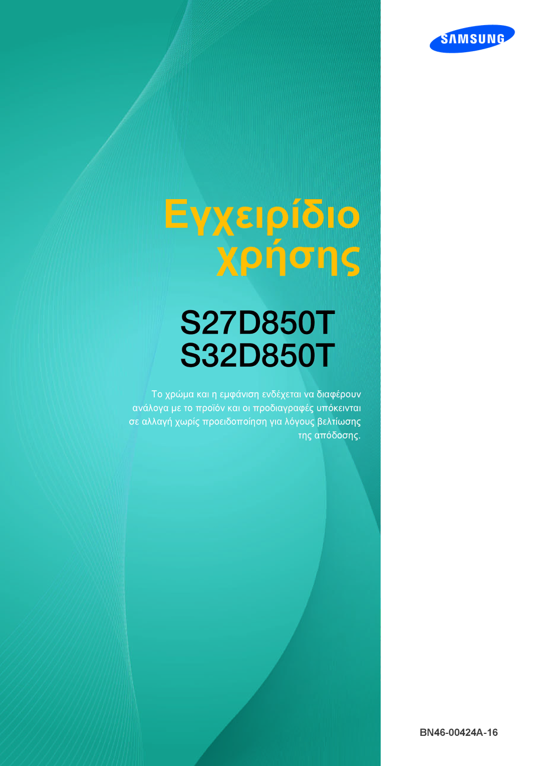 Samsung LS32D85KTSR/EN, LS27D85KTSN/EN manual Uživatelská Příručka 